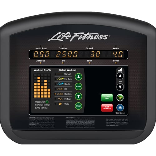 life fitness recumbent bike manual