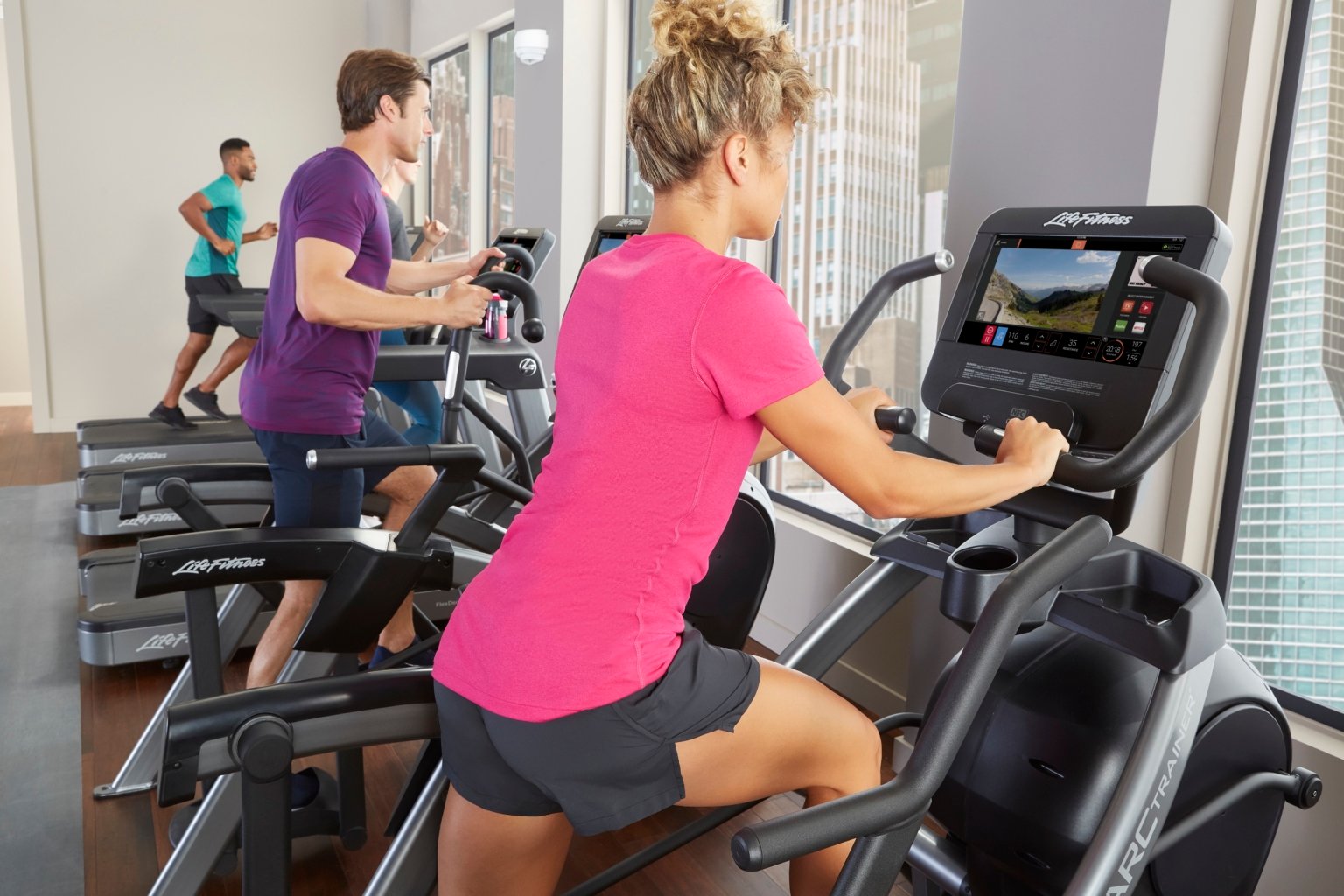 Commercial Arc Trainers Life Fitness