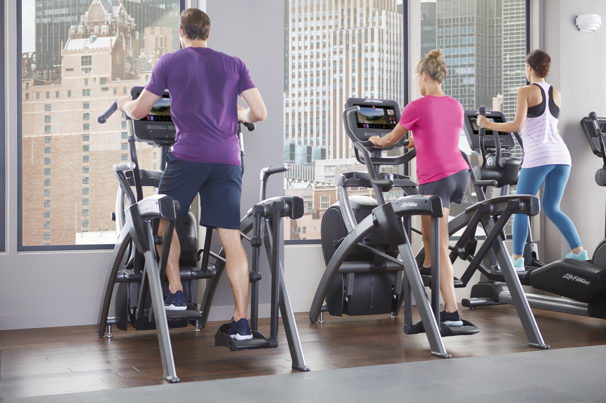 Commercial Arc Trainers Life Fitness