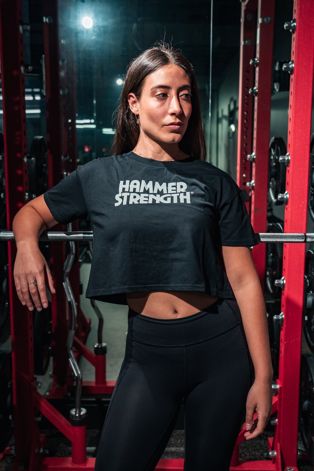 Hammer Strength Crop T-Shirt - Women's - Life Fitness