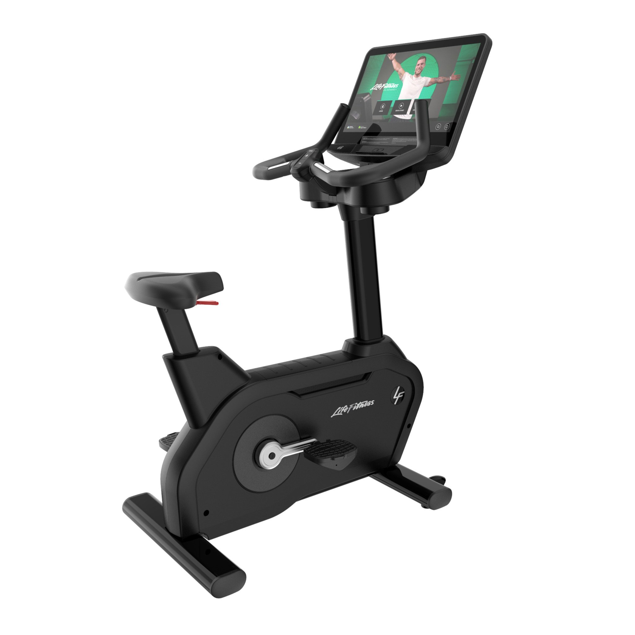 Integrity+ Series Lifecycle Upright Exercise Bike Life Fitness