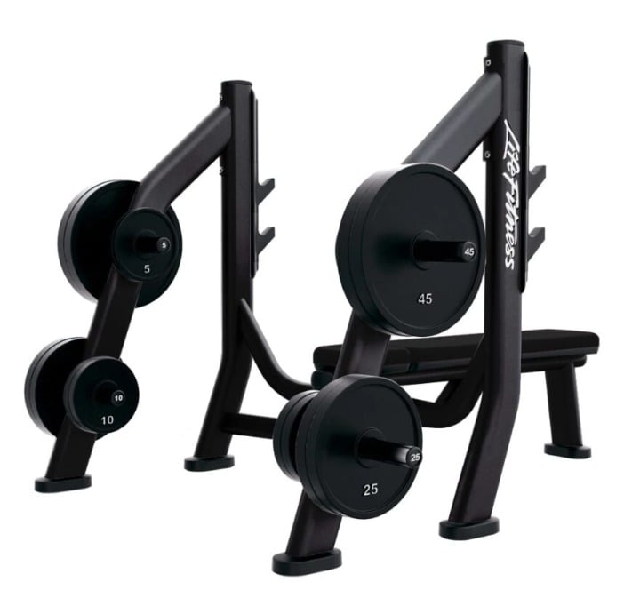 Life Fitness Olympic Bench Weight Storage (LBR-OW)