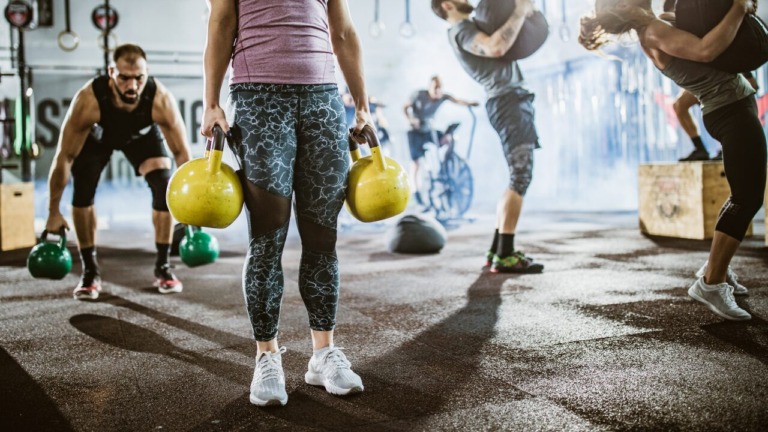 Circuit training setup