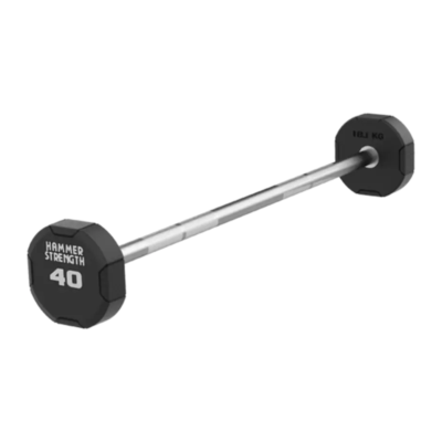 Hammer Strength 4-Sided Fixed Barbells - Rubber (HS-BB)