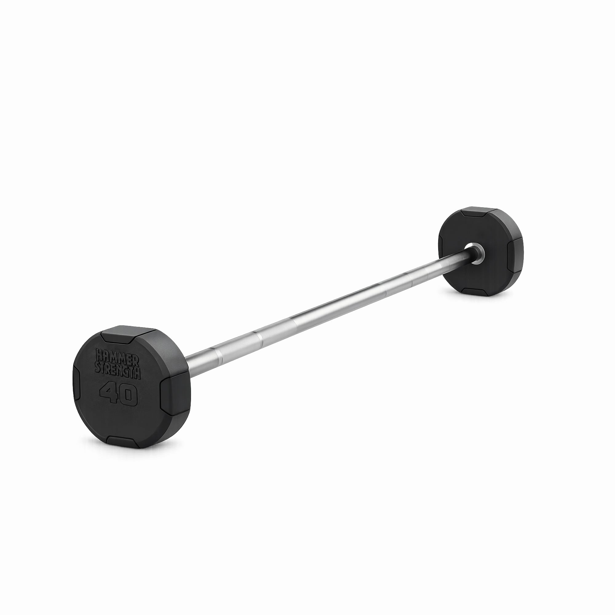 Hammer Strength 4-Sided Fixed Barbells - Rubber (HS-BB)