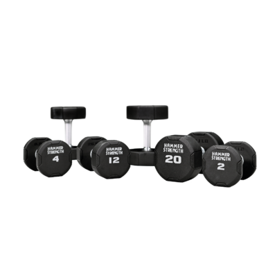 Hammer Strength 4-Sided Dumbbells - Urethane (HS-DB)